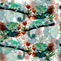 Chameleon Art and Pattern Designs