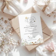 Mommy to bee wildflower baby shower modern elegant