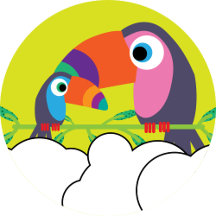 Tropical Rainforest Toucan