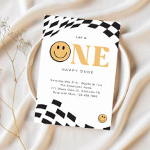 One Happy Dude Birthday 