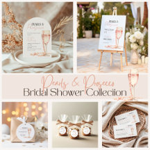 Pearls and Prosecco Blush Pink Bridal Shower