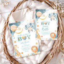 Safari Houston We Have A Boy Outer Space 