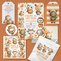 Calling All Critters Woodland Fall Kids Birthday