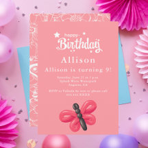 Whimsical Pink Butterfly Birthday Party