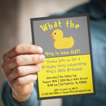 What the Duck Birthday Collection