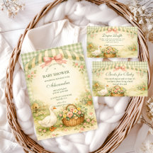 Cottagecore Silly Goose Garden Baby Shower