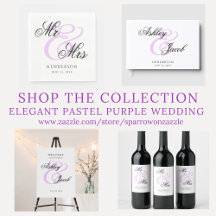 Elegant Pastel Purple Wedding Suite