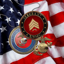 USMC Sergeant 3D Art by Serge Averbukh