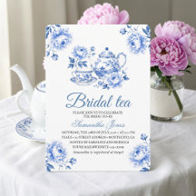 Chinoiserie Teacup Floral Bridal shower