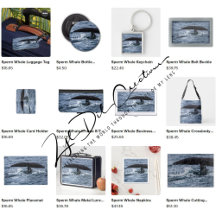 Gifts with sperm whale design