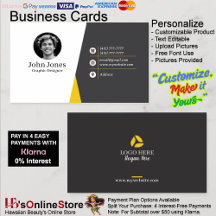 Business Cards - Elegant (Customizable)