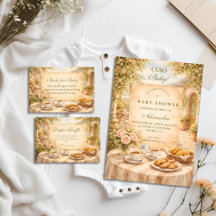Italian Café Garden Baby Shower