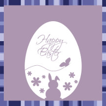 Modern Easter Egg Purple