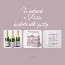 Weekend in Paris Bachelorette Party 