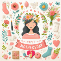 Modern & Elegant Happy Mothers Day