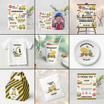 Construction 4th Birthday Party