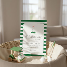 Green New to the Club Baby Shower Collection