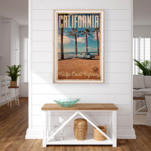 VINTAGE AMERICAN TRAVEL POSTER