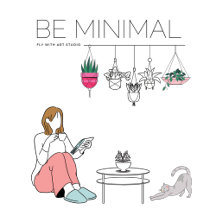 Botanical Girl Line Art Collection