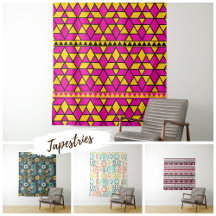 Ethnic Tribal Traditional Pattern Tapestries