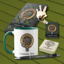Campbell Tartan and Crest Collection