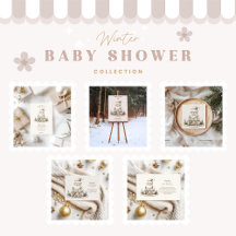Cozy Santa Winter Baby Shower