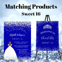 Sweet 16 - Royal blue