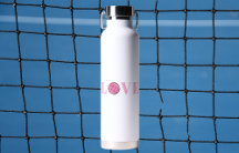 Pink Black Pickleball Love