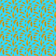 Golden Feathers Pattern