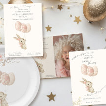 Cute Light Pink Baby Bunny Baby