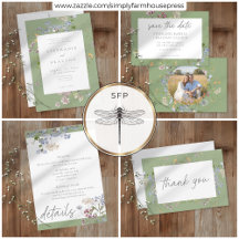 Sage Wildflower Garden Elegant Wedding