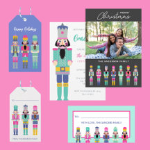 PINK AND BRIGHT COLORS NUTCRACKERS