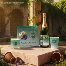 Timeless Green Glitter | 100th Birthday