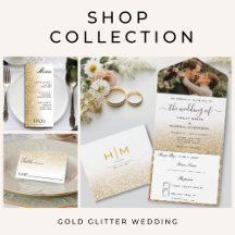 Gold Glitter Wedding