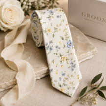 Spring Wedding Neckties | Elegant Groom 