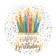 Colorful Whimsical Kids Birthday Party Cards