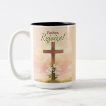 Christian Easter Gifts for Priest Rejoice Cross an