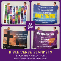BIBLE VERSE BLANKETS Christian Home Decor Gifts