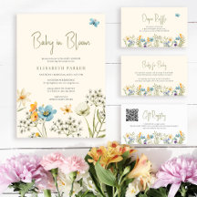 Baby in bloom wildflower baby shower