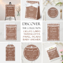  Cielito Lindo Baby Shower Terracotta Collection