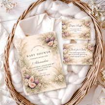 Romantic Fig Orchard Baby Shower