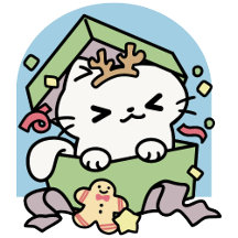 Christmas Celebration with Purr-ty Time Cat