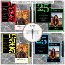 Modern Typography Graduation Party Invitations