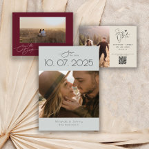 Modern Save The Dates