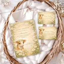 Highland Cow Countryside Baby Shower