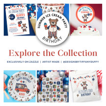 Patriotic Ice Cream Birthday Party