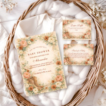 Western Floral Cowgirl Baby Shower