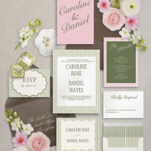 Sage Green & Blush Pink Wedding Suite