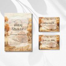 Elegant Autumn Forest Watercolor