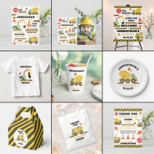 Construction 1st Birthday Party